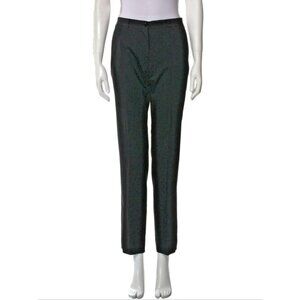 Dolce &‎ Gabbana Pants M Black Straight Leg Mid-Rise